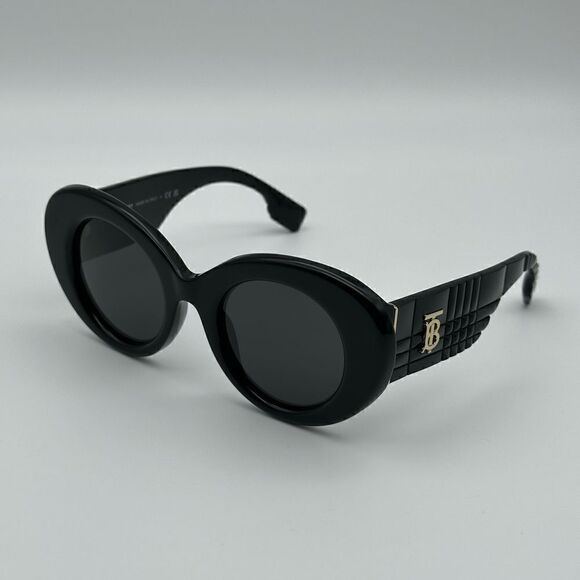 BURBERRY Sunglasses BE4370U Margot 300187 Black/Dark Grey Women NEW